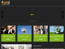 Tablet Screenshot of foodsolution.cl
